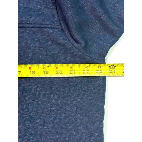 Mens Orvis Quarter Zip Blue Pullover Sweater Size L - Picture 5 of 6